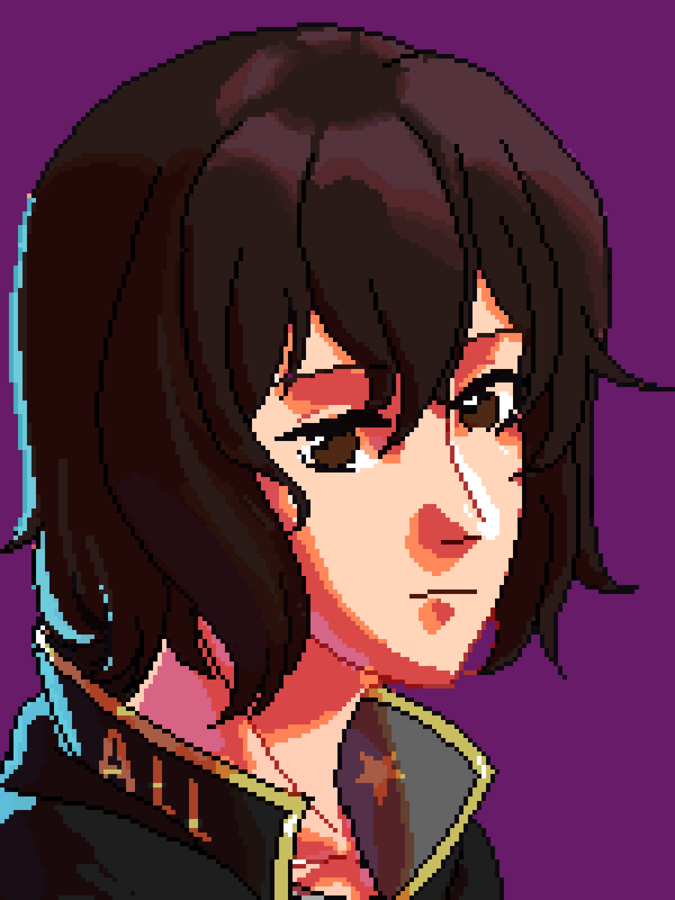 Blinking portrait - twt @con_piece